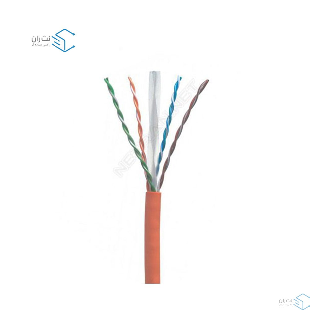 کابل شبکه نگزنس Cat5e UTP تمام مس تست فلوک پرمننت با روکش PVC | نت‌ ران